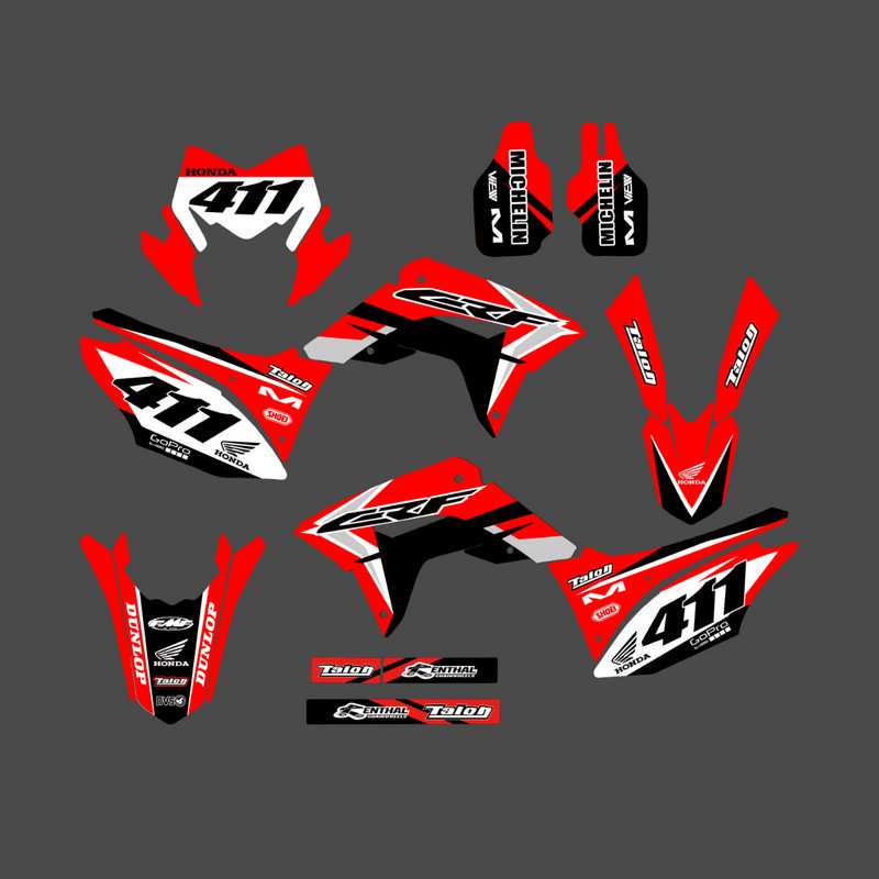 摩托贴纸适用于本田Honda CRF150L 19-23款 贴画 车贴 贴花 贴膜A