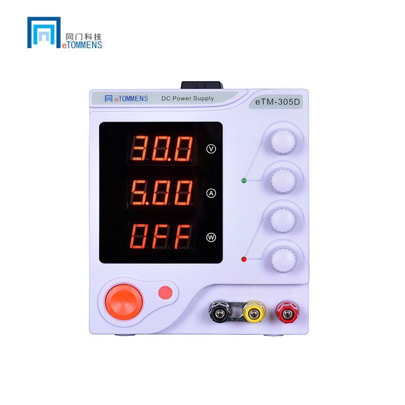 同门电源高精度线性直流稳压电源30V5A可调四位维修eTM-305D包邮