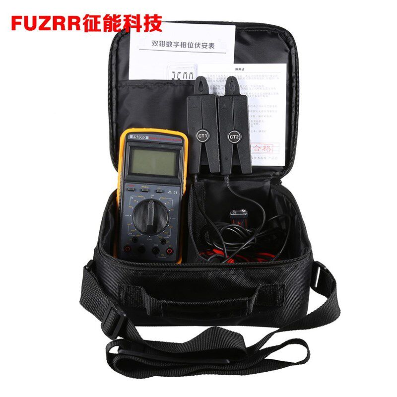 FR2010+双钳相位伏安表/电压电流相位/钳形相位测试仪/双钳相位表