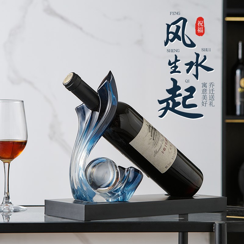 展示红酒架客厅摆件葡萄酒柜电视柜摆设轻奢家居装饰创意风生水起