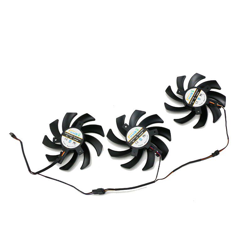 全新Sapphire/蓝宝石 R9 390 390X超白金 显卡散热通用款风扇静音
