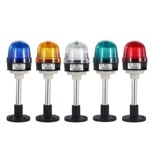索维SV-JS70三色报警灯12V24V220常亮转闪带蜂鸣设备警示灯指示灯