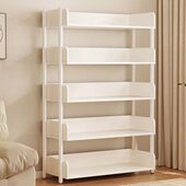 货架家用铁艺收纳架书柜简易书架多层客厅储物架子落地置物架展示