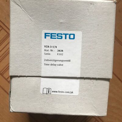 全新原装德国FESTO 延时阀 VZA-3-1/4 3434 VZB-3-1/4 3488 现货