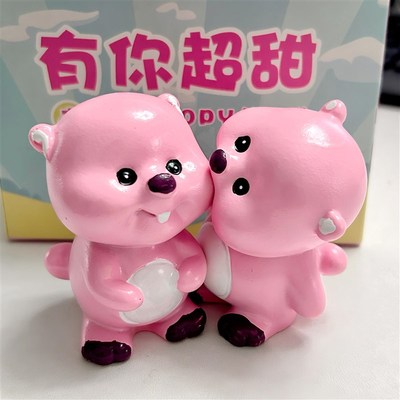 loopy露比小海狸周边实用小夜灯送女H朋友女生闺蜜生日礼物情人节