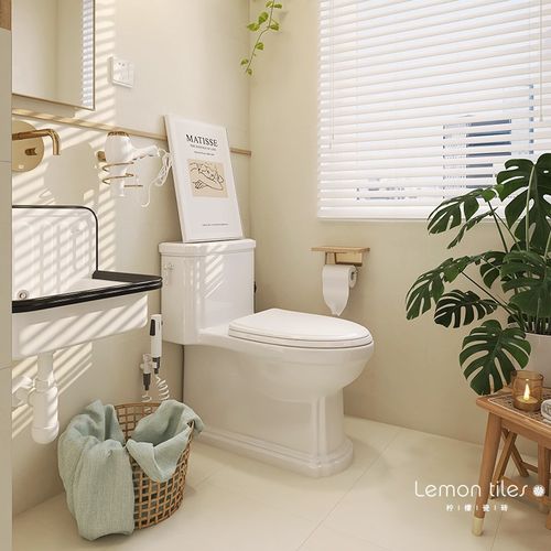 法式奶油风400x800t纯色柔光砖奶白卫生间瓷砖厨房阳台墙砖地砖