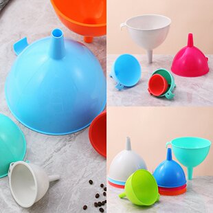 漏斗厨房家用酒精分装小口径倒水家用酒精香水分装夜油漏斗细口微