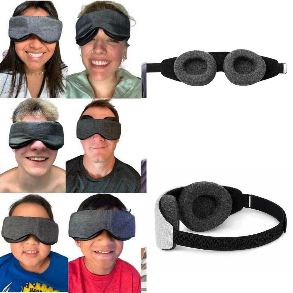 M家同款可调节3D镂空立体睡眠眼