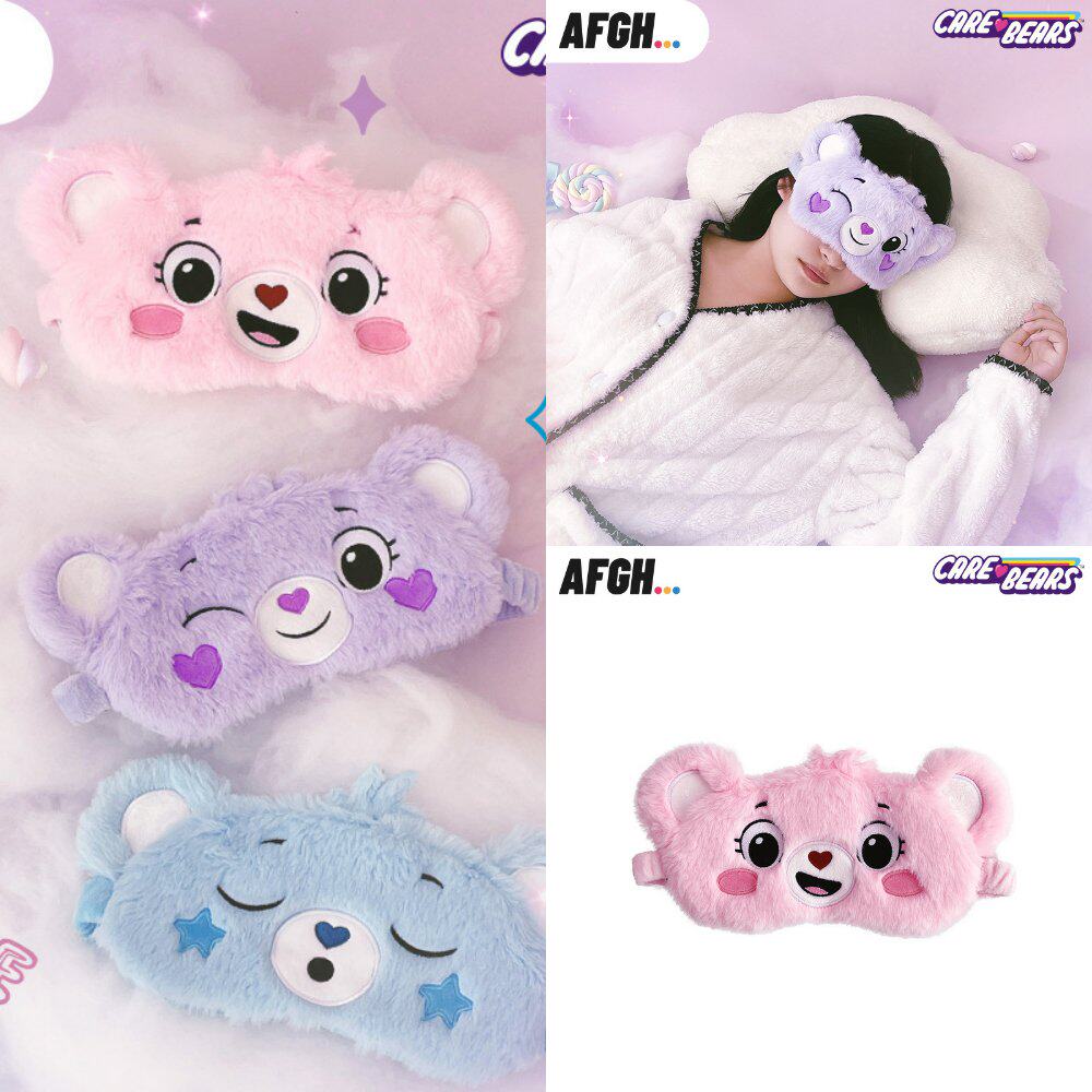 正版爱心小熊CareBears毛绒眼罩