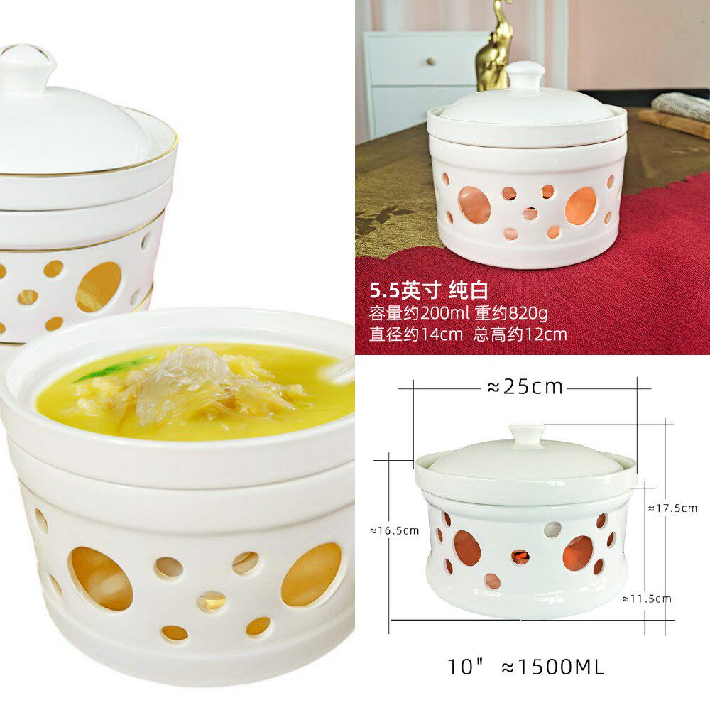 商用酒店鲍鱼海参翅盅蜡烛加热炉