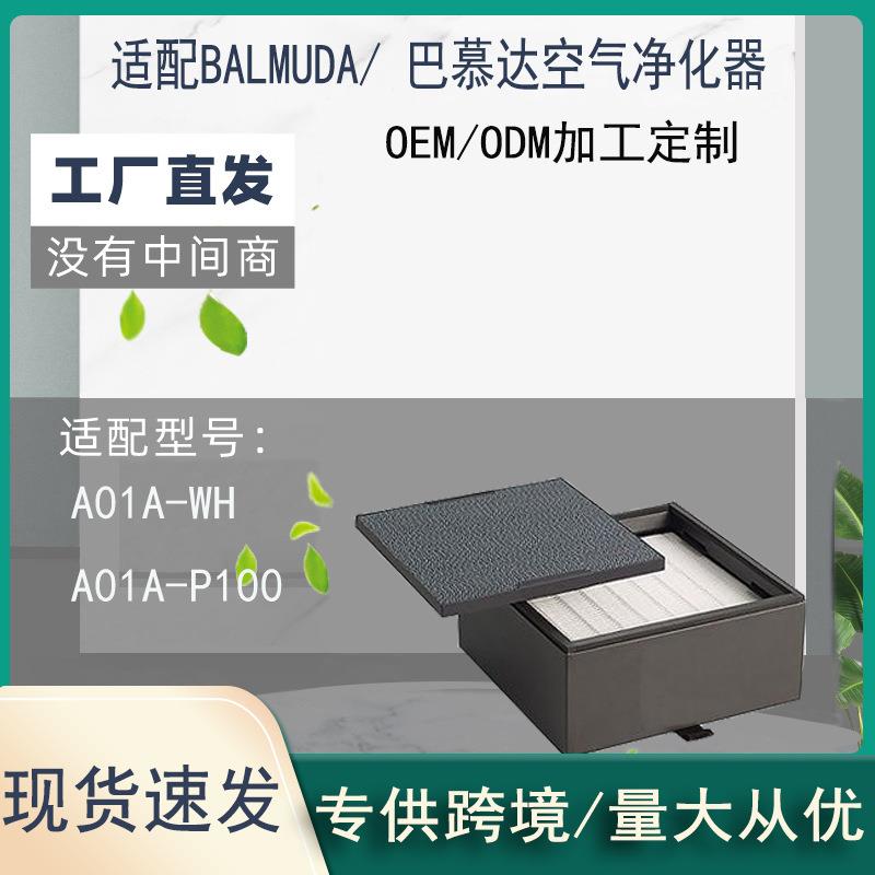 适用BALMUDA Pure巴慕达A01A-WH A01A-P100空气净化器滤网滤芯