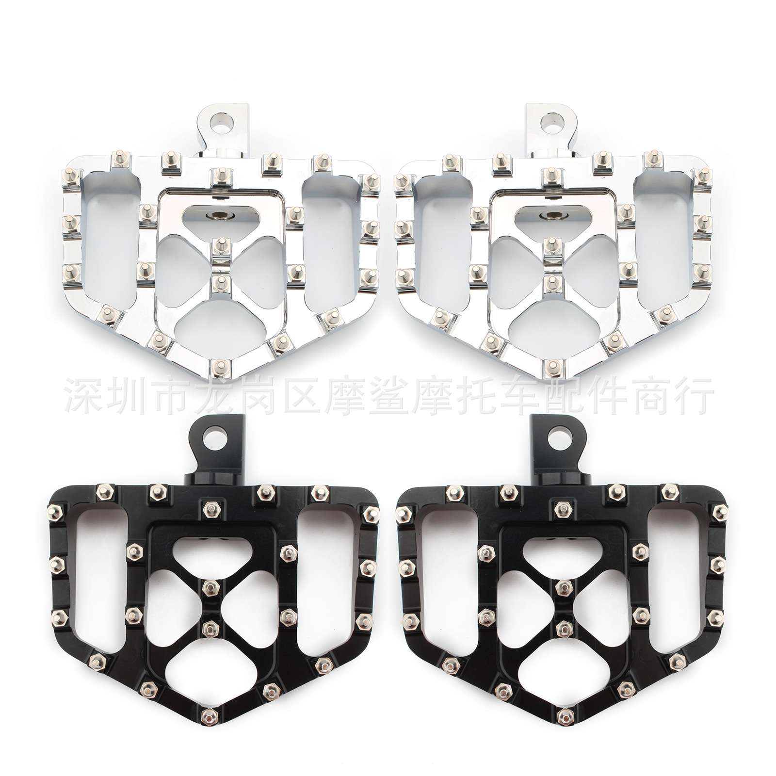 适用哈雷XL883 1200 X48软尾滑翔改装配件脚踏板脚蹬前置后置脚踏