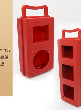 空箱工地临时配电箱组装箱DIY插座箱手提式移动配电箱塑料箱