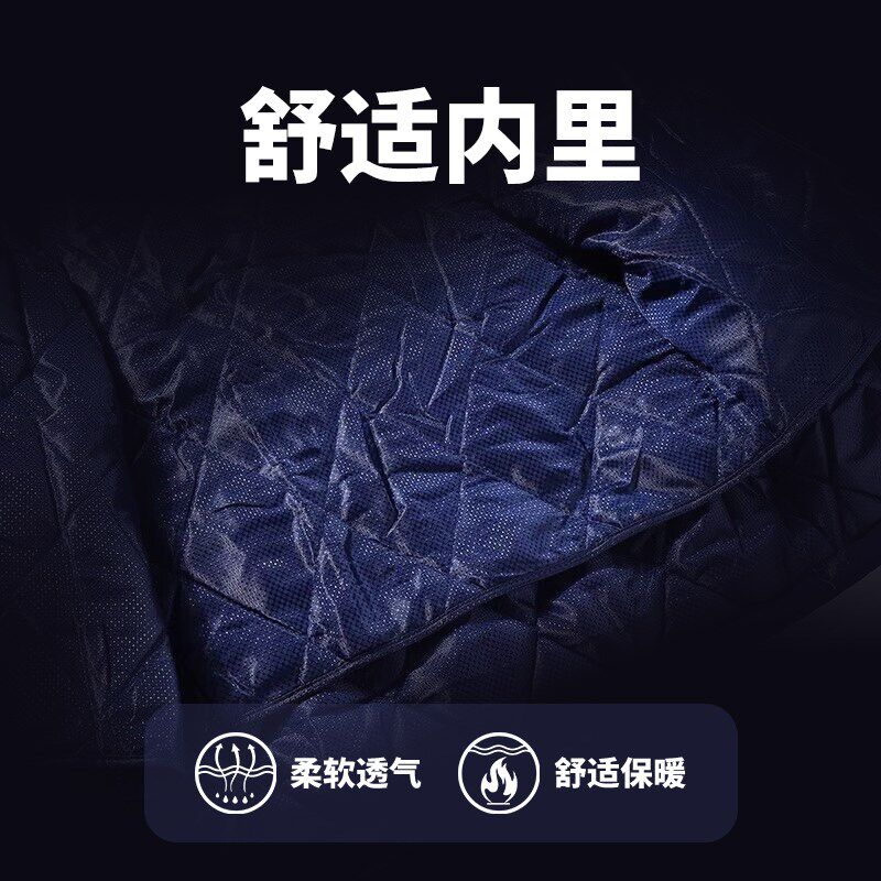 新式火焰蓝消防冬季大衣蓝色棉袄作训防寒保暖消防备勤棉服中长款