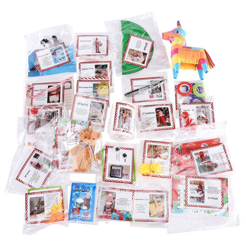 2024 Elf Kit 24 Days Of Christmas 24 天圣诞节倒计时精灵套件
