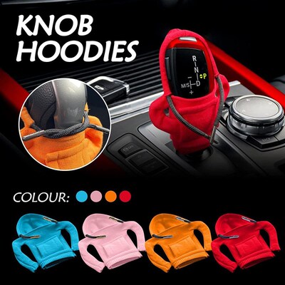 Shifter knob hoodie cover 汽车手动变速杆连帽套手柄换档内饰