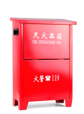 乾粉灭火器箱2只装套装4kg加厚二氧化碳空箱304不锈钢2/3/5/8公斤
