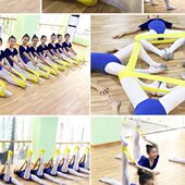 弹力带教具生舞蹈肩膀练功神器拉伸舞蹈练背阻力带儿童拉力带