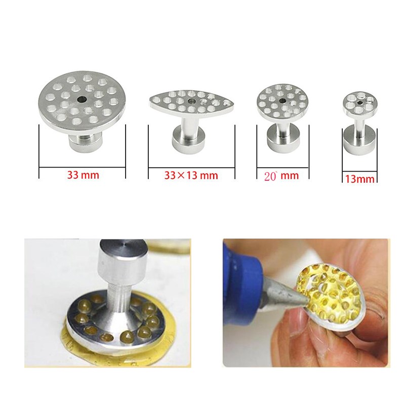 凹坑拉拔片吸盘汽车凹痕修复拉拔器D钣金吸盘钣金凹陷修理工具垫
