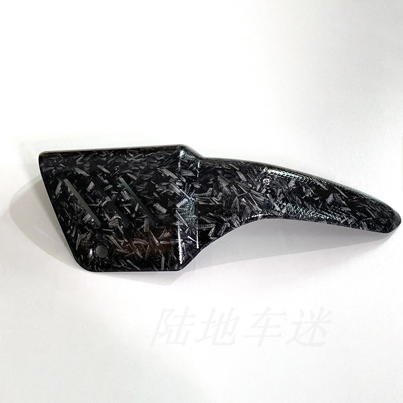 适用赛800 赛600rs改装碳纤维排气罩 防烫罩排R气装饰盖隔热保护