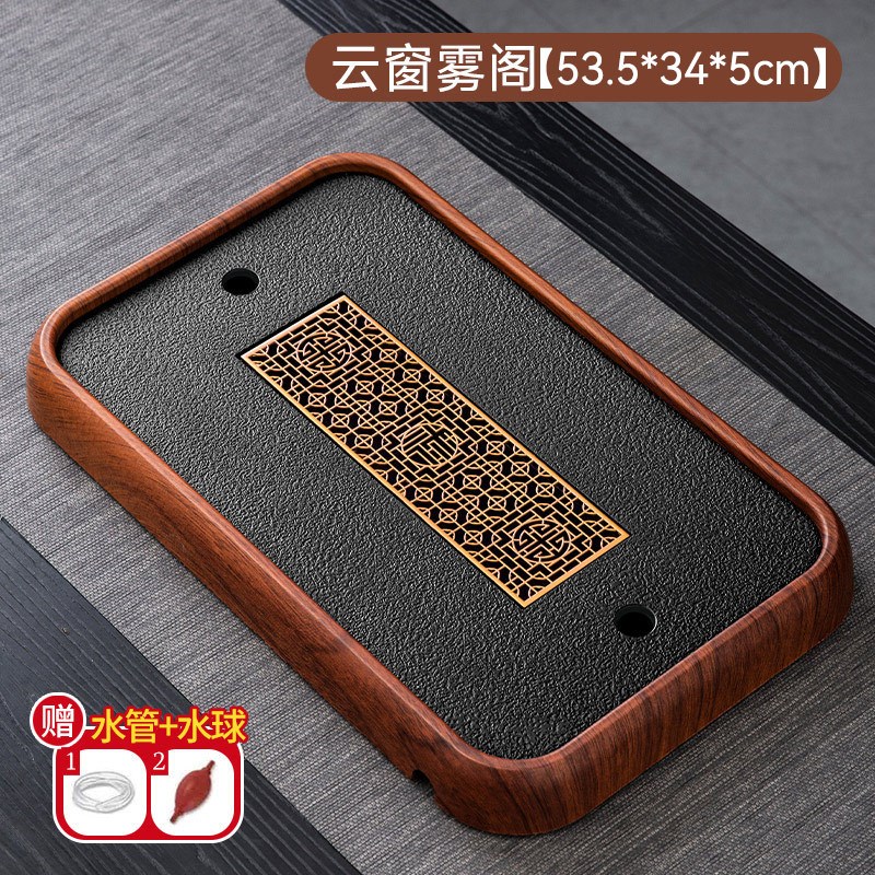 捷安玺茶盘2025新款q家用实木茶具茶台小型沥水办公室茶托盘干泡