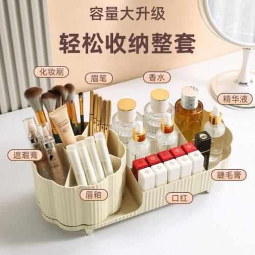 美甲多功能旋转工具收纳盒大容量粉尘刷光疗笔笔筒甲油胶置物架新