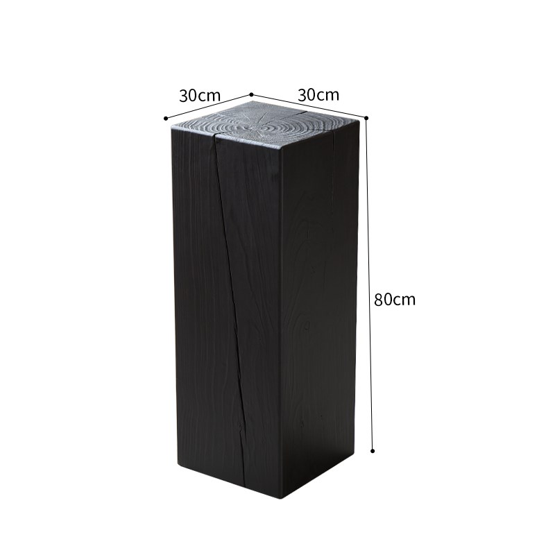 民宿摆件底座木桩座展示t台根雕花架酒店沙发边角几实木墩子树桩