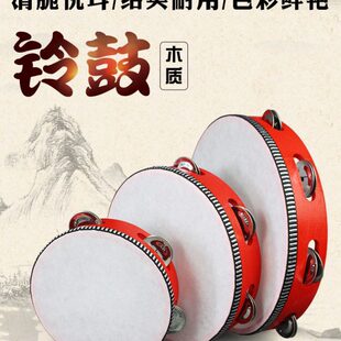 小铃鼓铃鼓幼儿园老师用舞蹈打击乐器教师专用考级手摇儿童手拍鼓