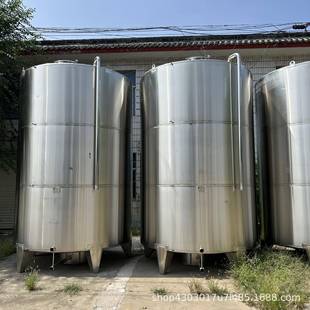 20立方不锈钢储油罐化工油储存罐白钢平底储罐齿轮油密封容器