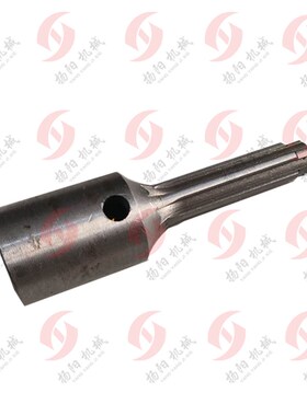 山东滕州钻铣床ZXTM40/50电机花键轴/带轴承电机轴/长度139/6-20*