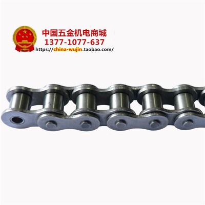 304不锈钢短节距精密滚子链条SS04C0608B10A12A16A工业传动输送链