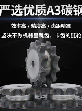 1.2寸双排链轮20a加工定做非标工业机械传动电机链条齿轮大链轮