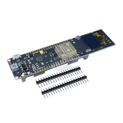 ESP32 WIFI无线蓝牙开发板模块0.96寸OLED显示开发板+18650电池座
