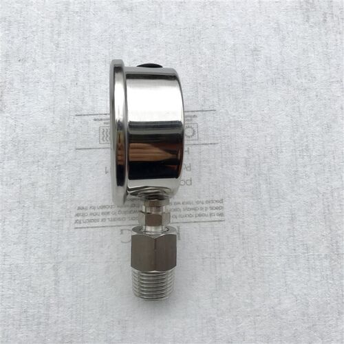 压力 1.6mpa 不锈钢压力表 直径68mm 加接头螺纹ZG1/2  径向 16kg
