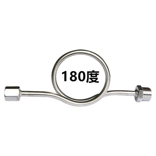 304 14*2 不锈钢压力表316L缓冲管M14/20*1.5冷凝器表弯管散热器
