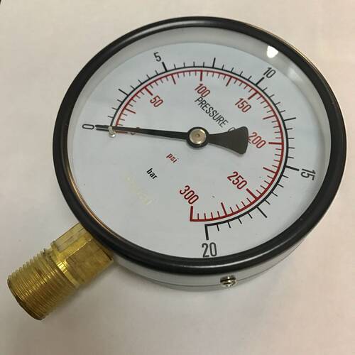 300psi 压力表 20bar20bar=300psi=2mpa 直径100mm m20x1.5