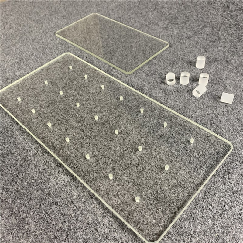 小钢化玻璃视镜片 隔板耐高u温方形圆形异形 鼓风真空干燥机箱玻