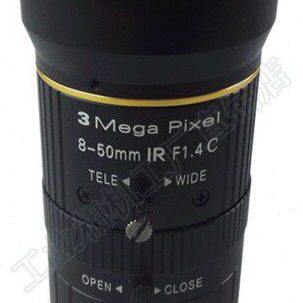 C口300万高清工业相机视觉镜头8-50mm手动光圈变焦实验室测试研究