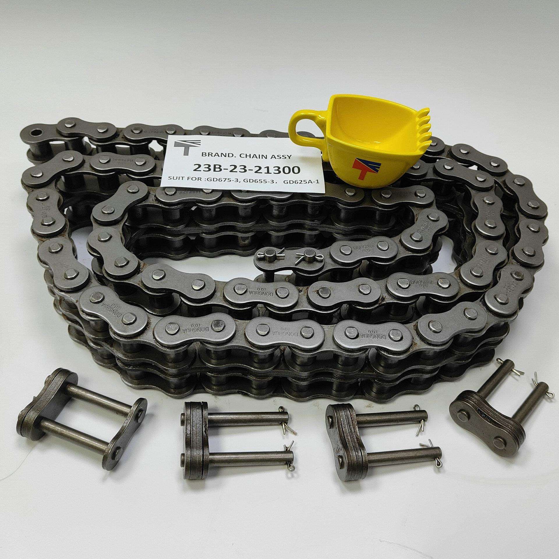 链条 23B-23-21300 23B2321300 适用 平地机GD675-3 工程配件