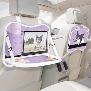 车载垃圾袋收纳袋汽车椅背袋触屏透明口袋收纳袋可折叠餐桌收纳袋