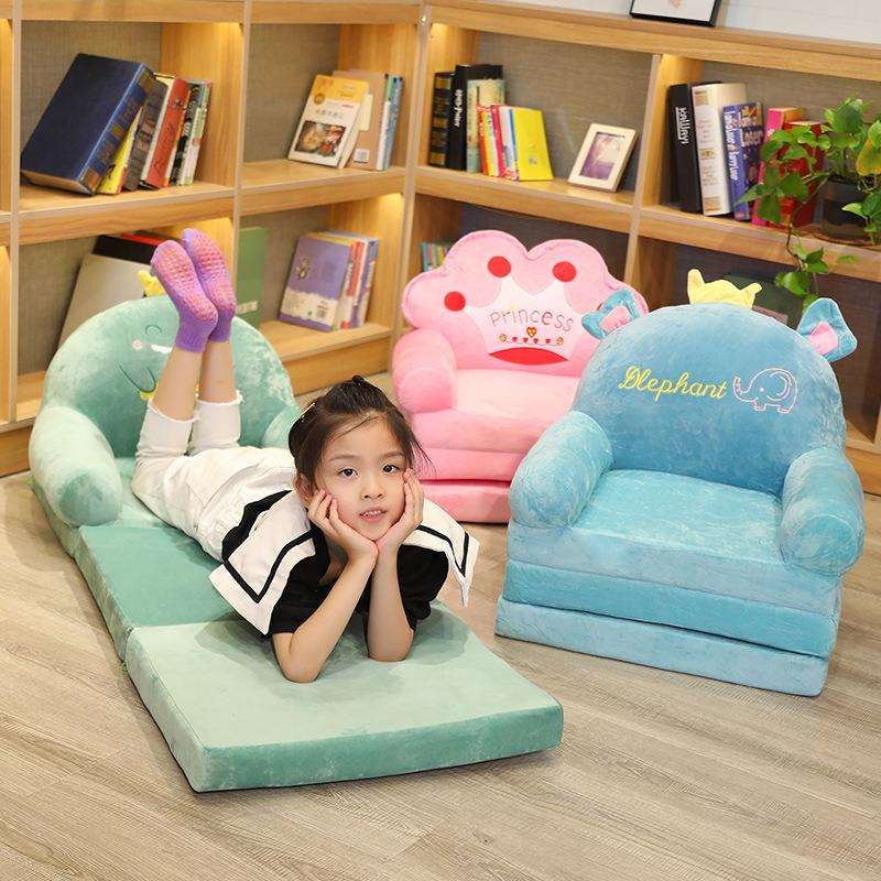 坐垫儿童懒人小沙发可躺可卧地上加厚榻榻米坐墩单人卧室可爱迷你