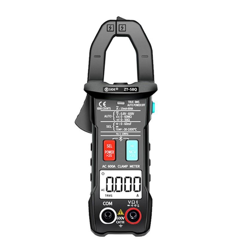 BSIDE ZT-QB1智能防烧钳形表万用表数字电流表高精度电工钳流表