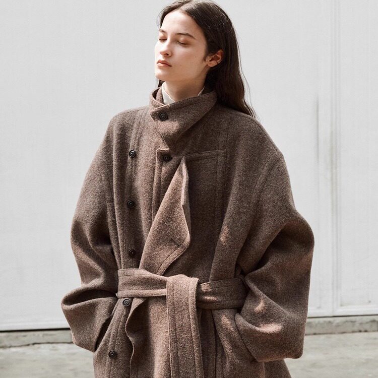 双面呢大衣外套羊毛短款秋冬新款