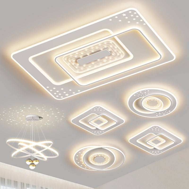 客厅主灯2024新款现代简约吊灯C大厅超亮轻奢高级感卧室高端吸顶