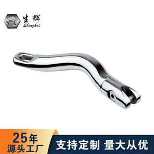 厂家现货 船用五金长锚连接器 曲棍锚链接器316不锈钢 游艇配件锚