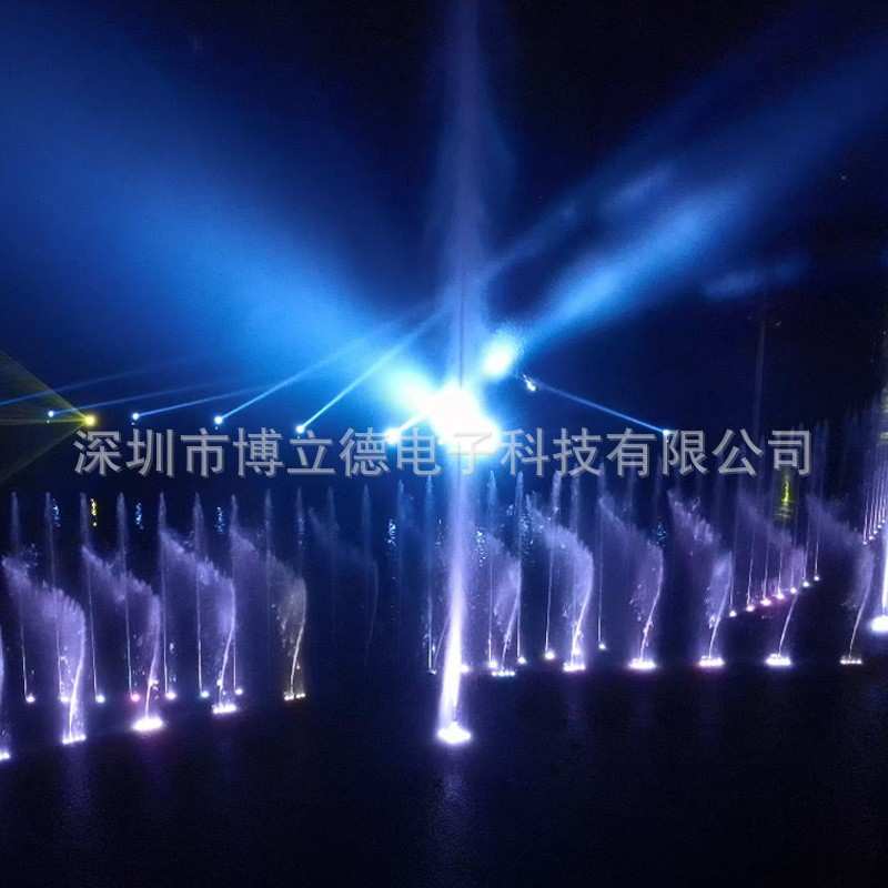 工厂直销音乐喷泉景观户外水景公园喷雾彩虹灯喷泉设备广场