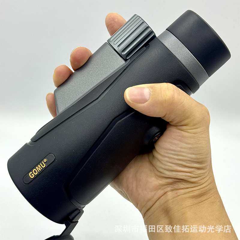 GOMU高牧新品12X50ED高清单筒望远镜大目镜户外充氮防水可接手机