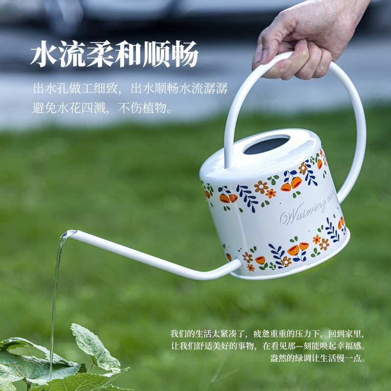 多肉浇花水壶家用洒不锈钢印花浇园艺浇花壶养花工具喷壶热销花卉