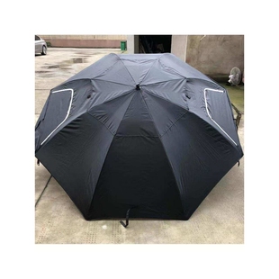 2.4便携式沙滩帐篷伞多功能露营球队大型钓鱼伞遮阳伞野营天幕