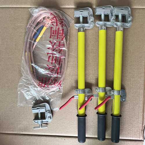 JDX-NS-35kv高压接地线 携带型母排铜排接地线手握弹簧拉紧接地线